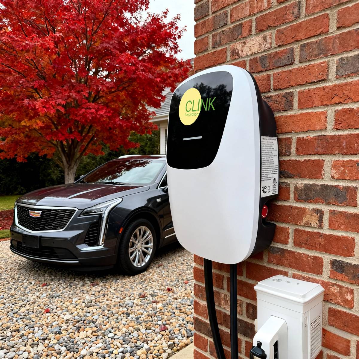 NorthernLit 1 home charger, white enclosure